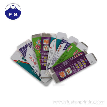 Pill paper packing box